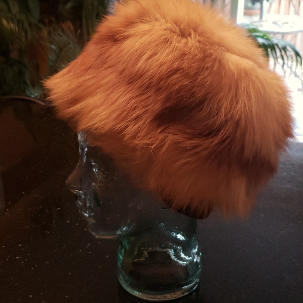 Real Fox fur winter hat